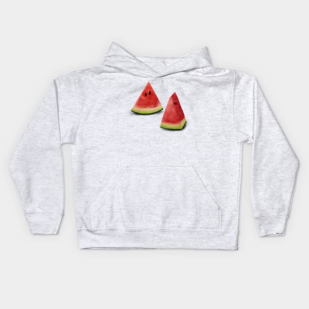 Juicy Watermelon Kids Hoodie by Veronica Morales Designer